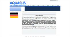 Desktop Screenshot of english.aquasus.de